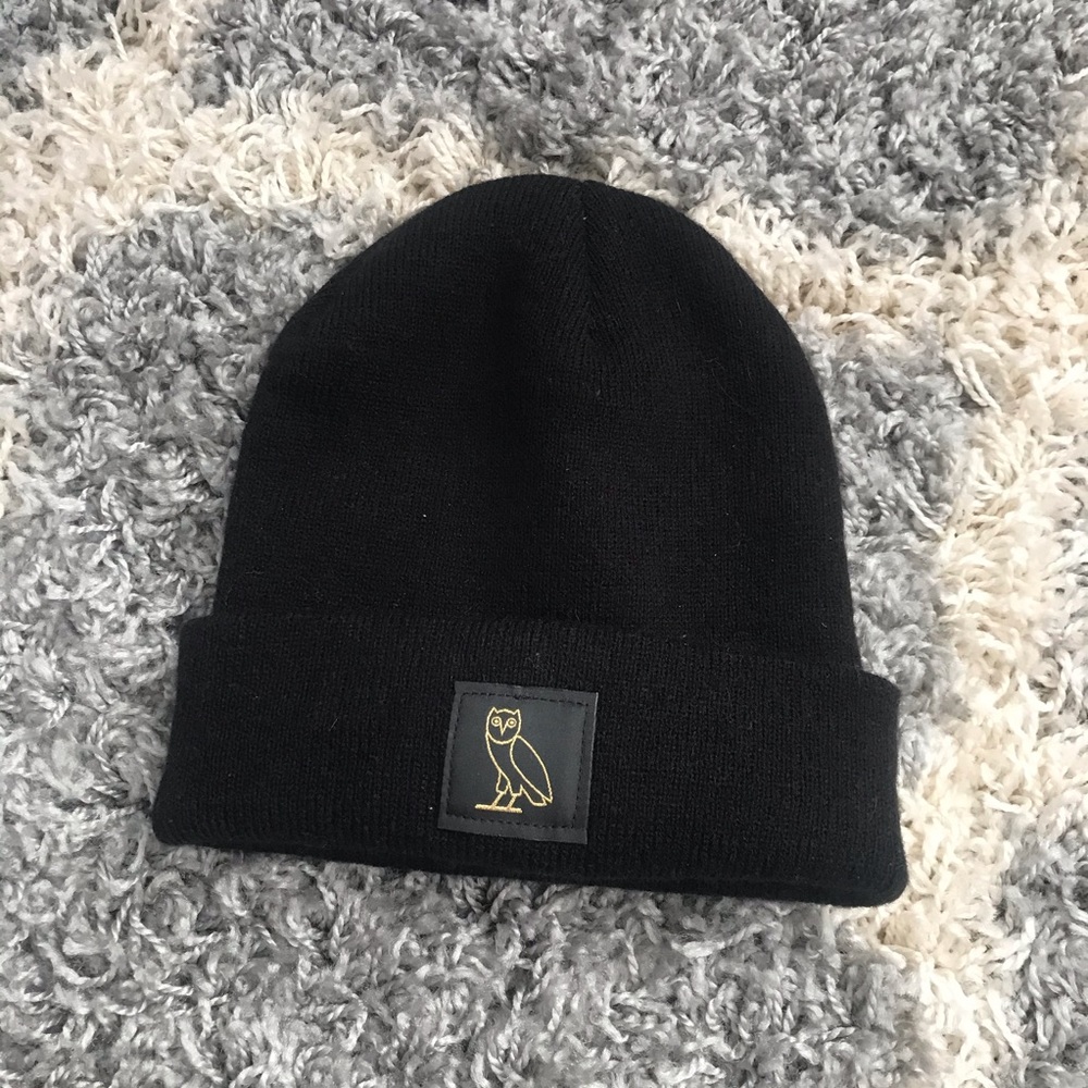 Ovo authentic drake beanie black owl